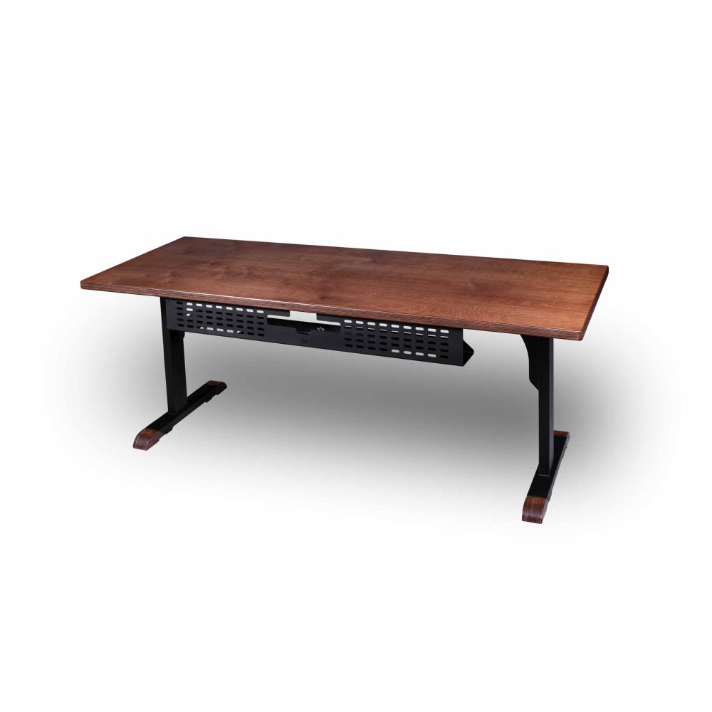 Minardino Attila Classic Desk Chocolate Back