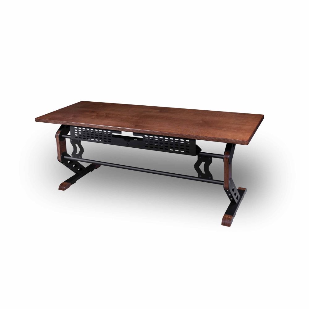 Minardino Tesla Classic Desk Chocolate Back